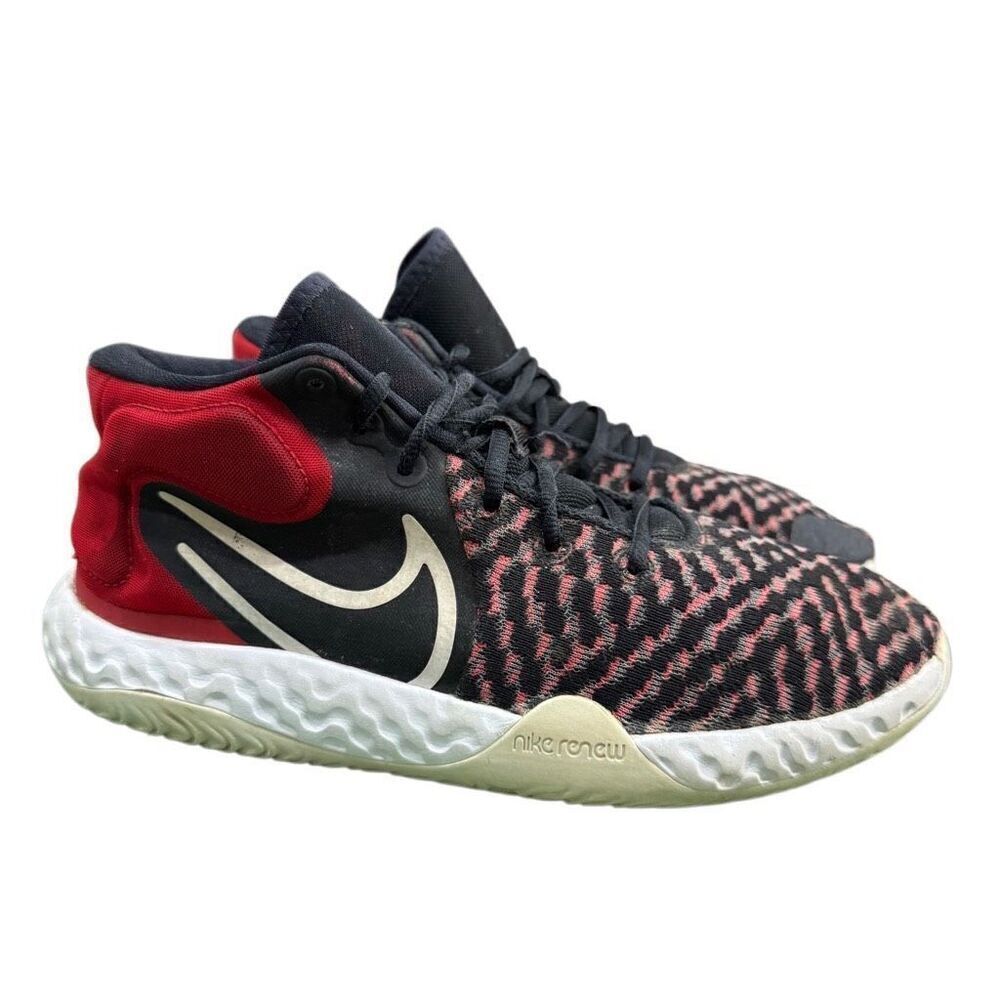 Nike Kevin Durant  Basketball Shoes CT1425-002 Red Black Youth Sz 7